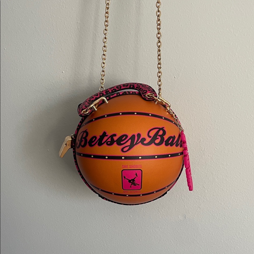 Betsey Johnson Sporty Orange Crossbody Bag